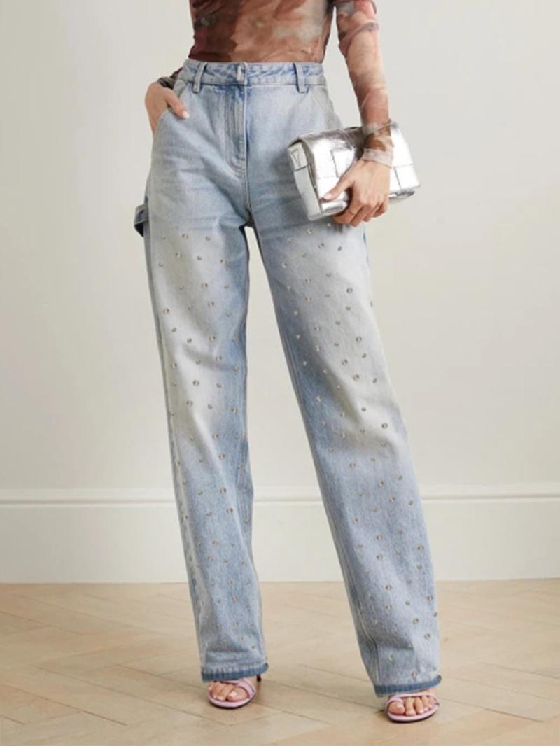 Womens Denim & Jeans | Dandelion’ Crystal Jeans Clothing Denim & Jeans