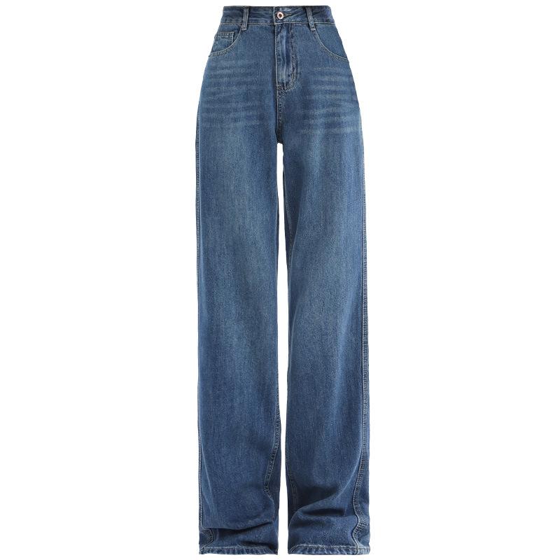 Womens Denim & Jeans | Slouchy Fur-Trimmed Jeans Clothing Denim & Jeans