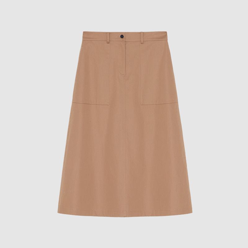 Womens Dresses & Skirts | Mocha Half Skirt Clothing Dresses & Skirts