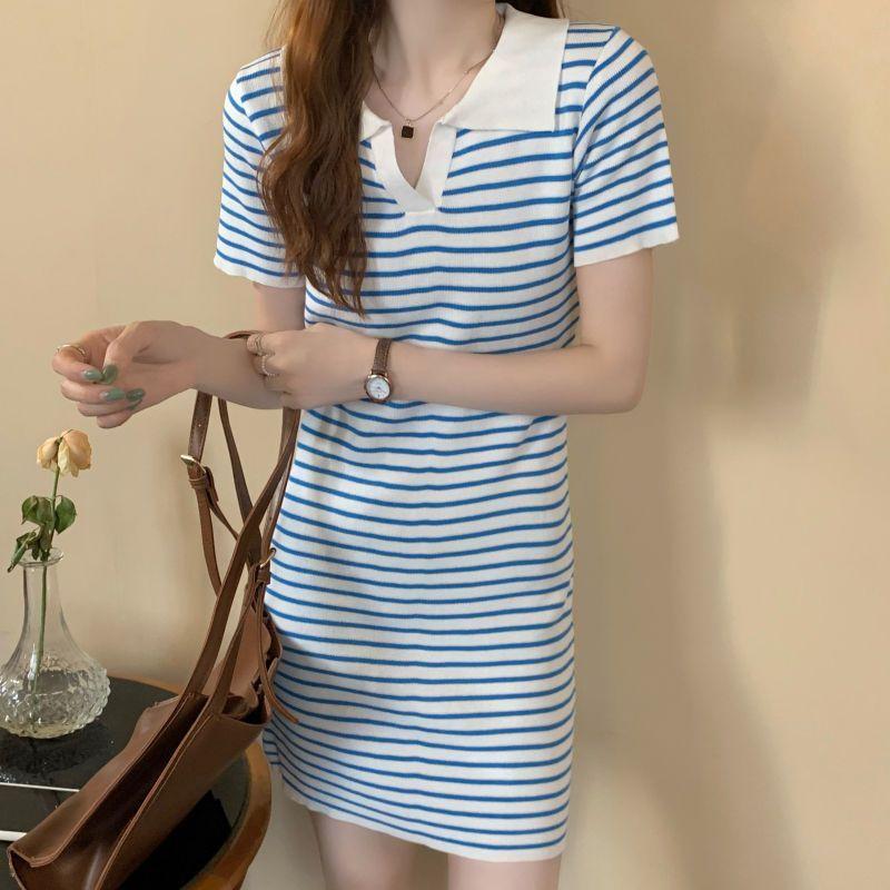 Womens Dresses & Skirts | Striped ‘Carousel ‘Polo Dress Clothing Dresses & Skirts