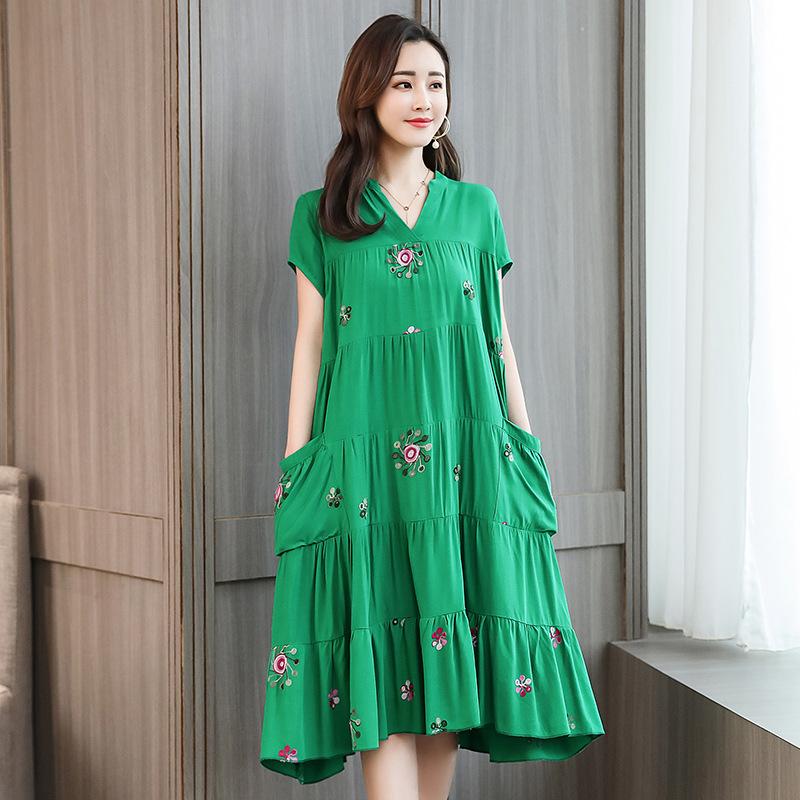 Womens Dresses & Skirts | U-Cat Silk Dresses Clothing Dresses & Skirts