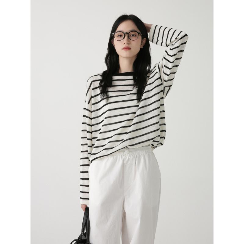 Womens Knitwear | Classic and striped jumper Clothing Knitwear