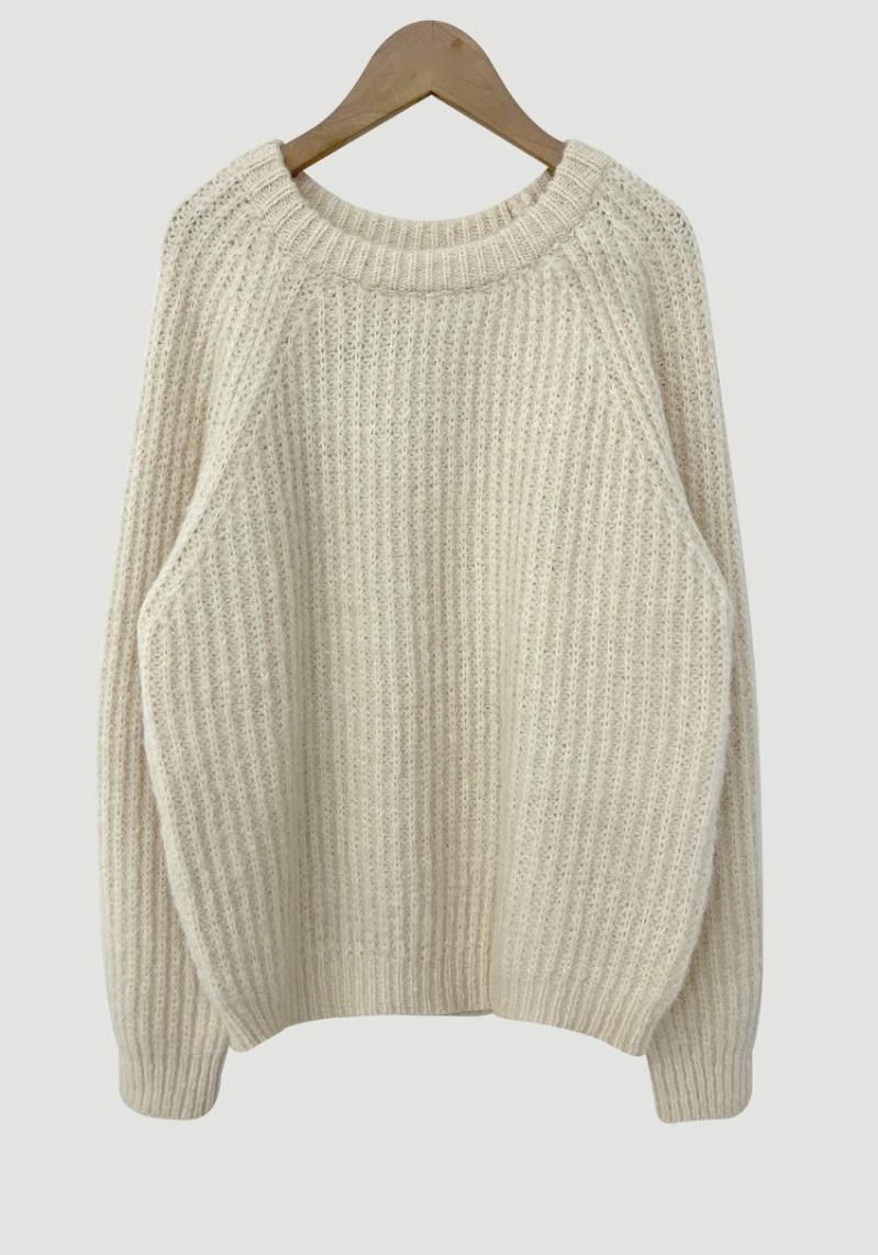 Womens Knitwear | Silk Cashmere Crew Sweater Clothing Knitwear