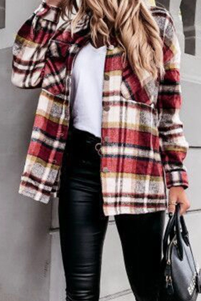 Womens Outerwear | Ambient Plaid Coat Clothing Outerwear