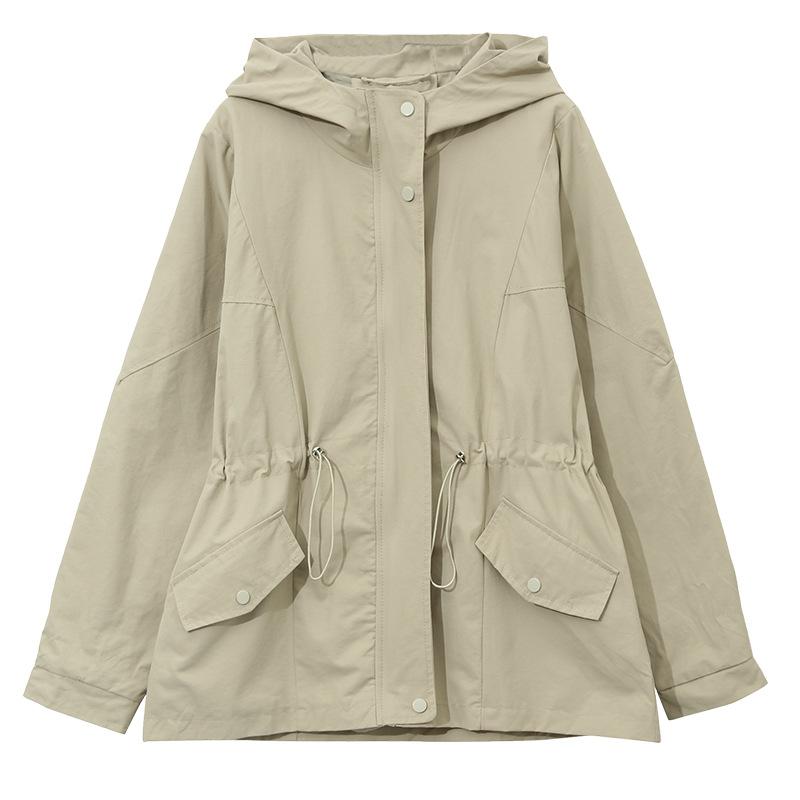 Womens Outerwear | Classic belted hooded trench coat Clothing Outerwear