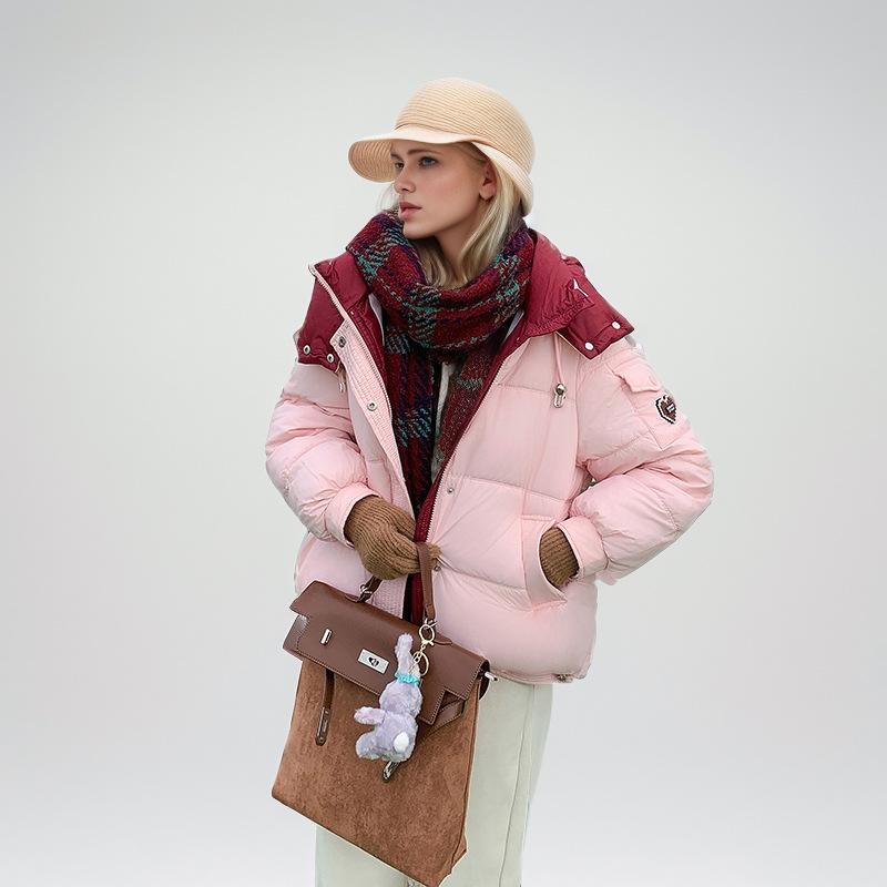 Womens Outerwear | Marshmallow Cropped Apres Puffer Coat Clothing Outerwear