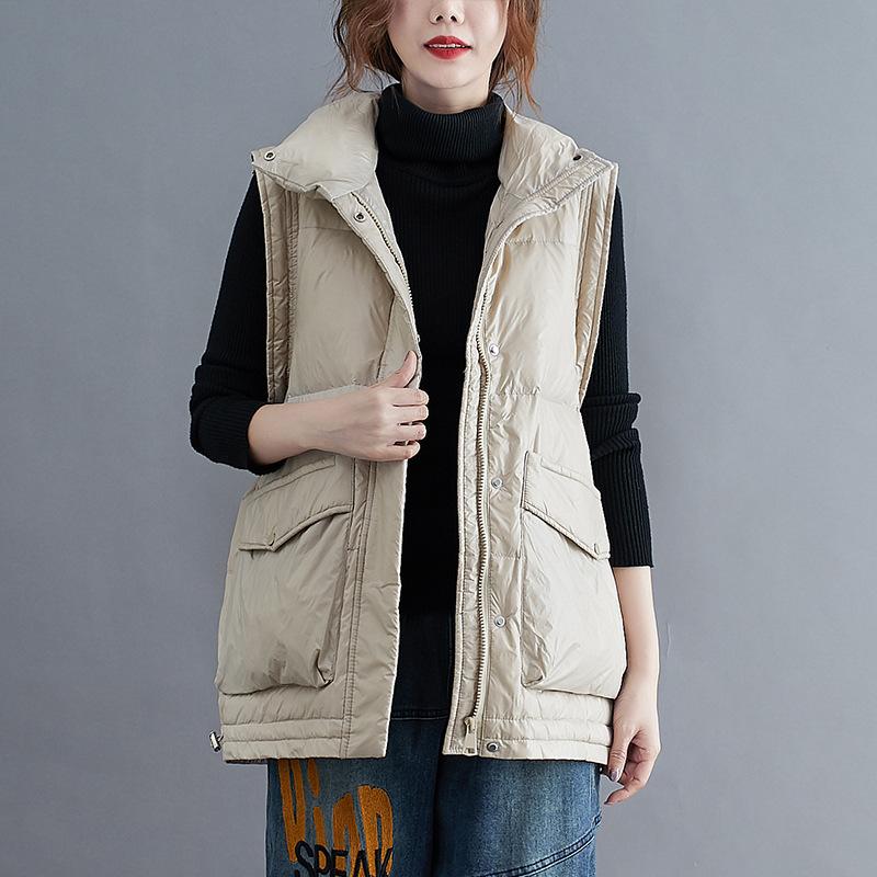 Womens Outerwear | Nude Wavy Wrap Down Vest Clothing Outerwear