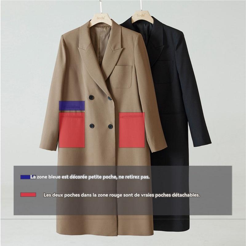 Womens Outerwear | NYC Colorblock Wool Coat Clothing Outerwear