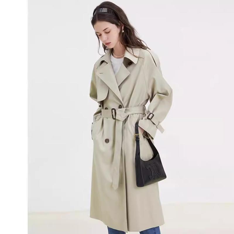 Womens Outerwear | Logo Wrap Trench Coat Clothing Outerwear